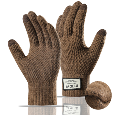 Warm Fleece Touch Screen Chic Gloves