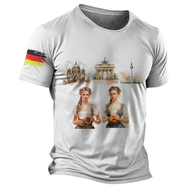 Unisex Watercolor Germany Clipart Chic Flag T-shirt