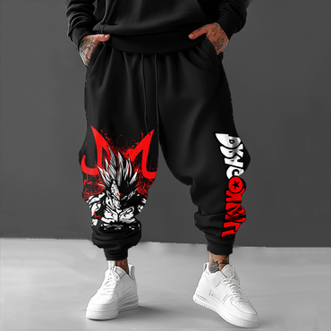 Unisex Anime Lover Casual Chic Oversized Harem Pants