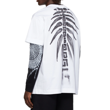 Men's Skeletal Rune Loose Chic Short Sleeve Oversized T-shirt