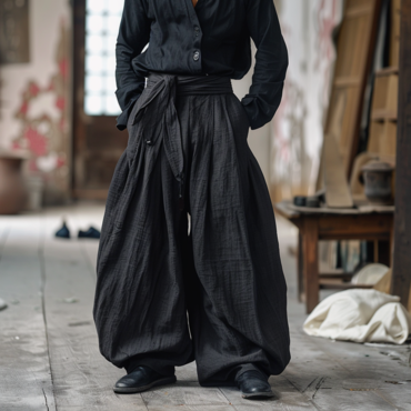 Men's Oversized Loose Linen Chic Pants