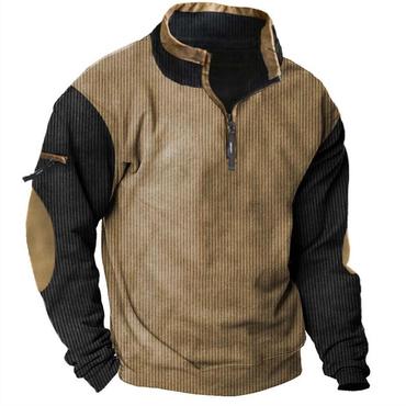 Men's Outdoor Tactical Quarter Chic Zip Sweatshirt