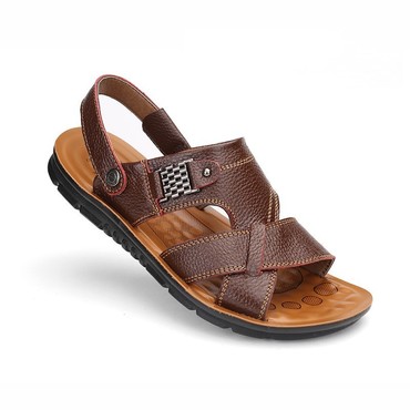 Men's Genuine Leather Soft Chic Sandals