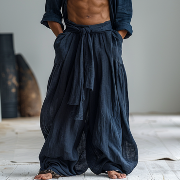 Men's Oversized Breathable Linen Chic Pants