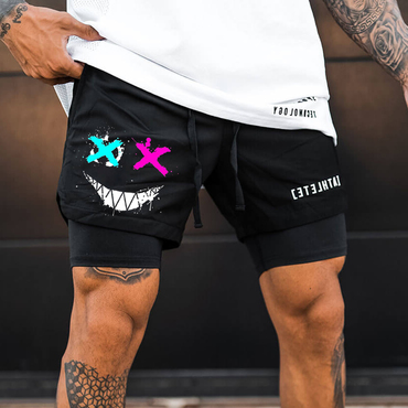 Men's Smiley Shorts Performance Chic Shorts