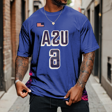 2024 America Men's Basketball Chic Casual Jersey T-shirt