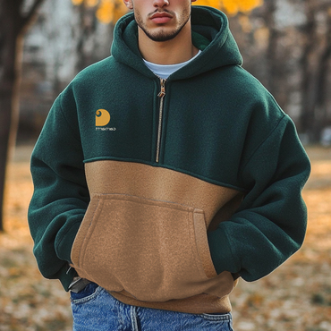 Men's Outdoor Branded Zip Chic Hoodie