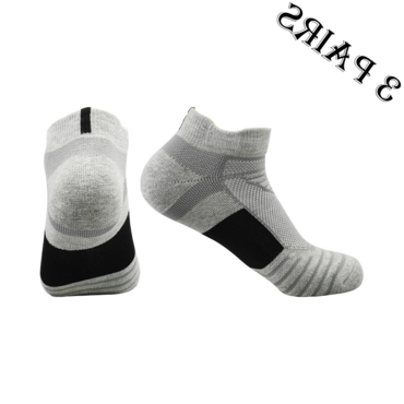 Unisex 3 Pairs Cotton Chic Sweat-absorbent Sports Socks Football Socks