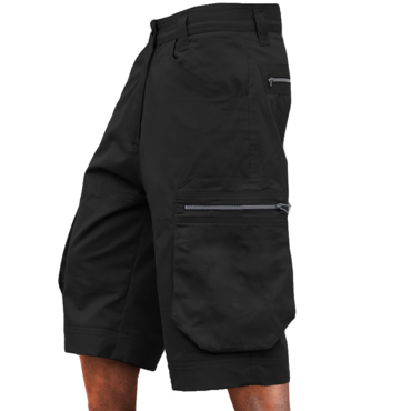 Men's Retro Zip Multi-pocket Chic Cropped Cargo Shorts Capri Pants