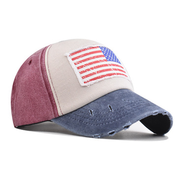 America Patriot Independence Day Chic National Flag Vintage Hat