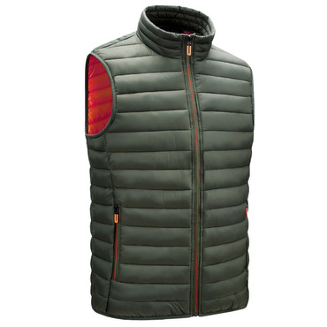 Men's Lightweight Windproof Sleeveless Chic Full Zipper Puffer Vest