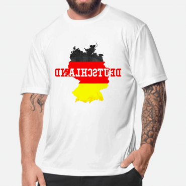 Unisex German Flag Patriot Print Chic T-shirt