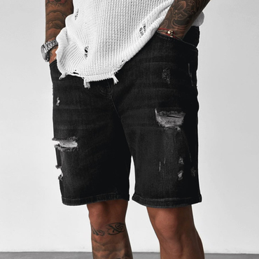 Torn Shorts Jeans Chic