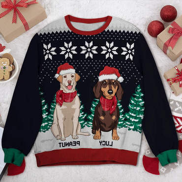 Unisex Christmas Dachshund Through Chic The Snow 3d Print Gifts For Dog Lovers Ugly Sweatshirt