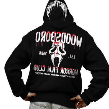 Halloween Men's Skull Blood Chic Horror Flim Club Hoodie