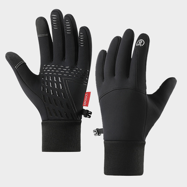 Skiing Outdoor Sports With Chic Velvet Waterproof And Cold Resistant Gloves