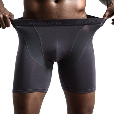 Men's Sports Ice Silk Chic Mesh Anti-wear Leg Underwear