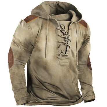 Men's Training Color Block Chic Hoodie Shirt