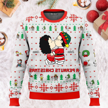 A Peanuts Christmas Gift Chic For Couples Personalized Ugly Sweater