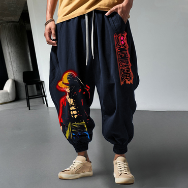 Street Anime Design Chic Trousers