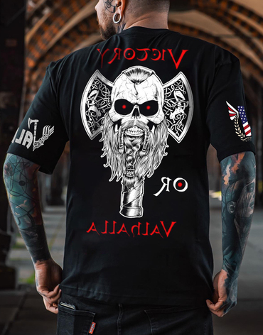 Men's Valhalla Print Casual Chic T-shirt