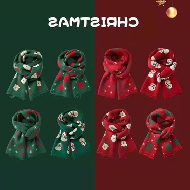 Unisex Santa Claus Knitted Chic Scarf