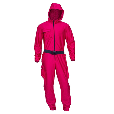 Vintage Squid Game Pink Chic Jumpsuit Cosplay Costumes Set