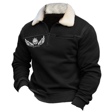 Mens Vintage Pocket Chic Sweatshirt