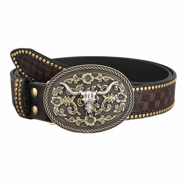 Men's Vintage Western Cowboy Chic Studded Belt