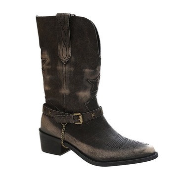 Women's Vintage Distressed Western Chic Cowboy Boots