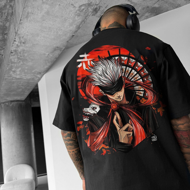 The Character 'satoru Gojo' Chic In Jujutsu Kaisen T-shirt