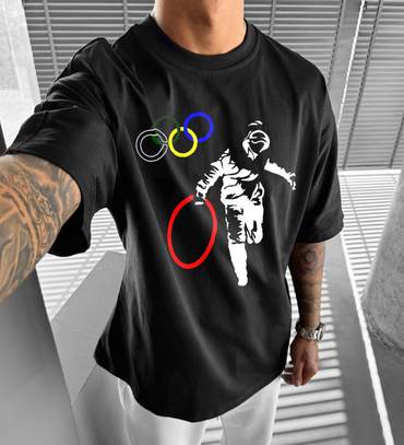 Paris Olympics Printed Casual Chic T-shirt Unisex