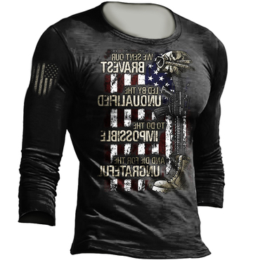 Honor Their Sacrifice Men's Chic Outdoor T-shirt