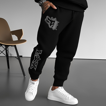 Men's Casual Racing Print Chic Sweatpants