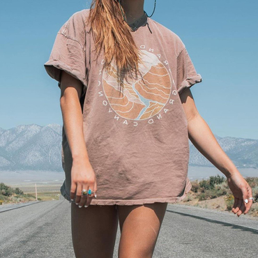 Grand Canyon Sun Vintage Chic Boyfriend Tee