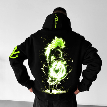 Unisex Anime-themed Oversized Chic Hoodie