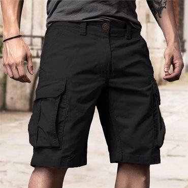 Men's Retro Multi-pocket Casual Chic Shorts