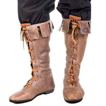 Plus Size Men's Mid Chic Century Vintage Boots