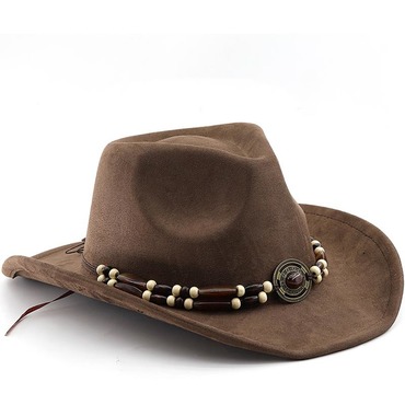 Unisex Western Cowboy Outdoor Chic Suede Felt Hat Sun Protection Hat