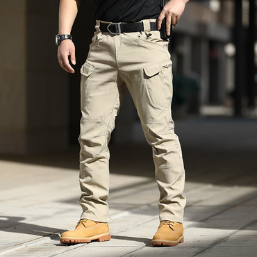 Men's Quick Dry Elastic Chic Fabric Tear Resistant Tactical Multi Pocket Cargo Pants