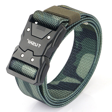 Men's Outdoor Training Nylon Chic Tactical Quick Release Buckle Tooling Belt