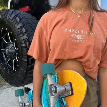 Burnt Orange Sunkissedcoconut Chic Tee