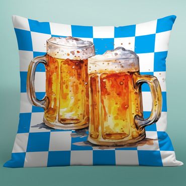 Oktoberfest Throw Pillow Argyle Chic Home Decor For A Bavarian Festival Decorative