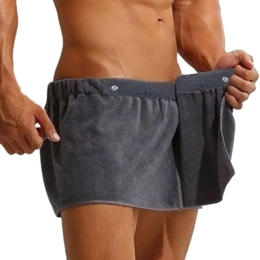 Men's Ultra-soft Microfiber Beach Chic Towel Wrap - Quick-drying Absorbent Swim Skirt