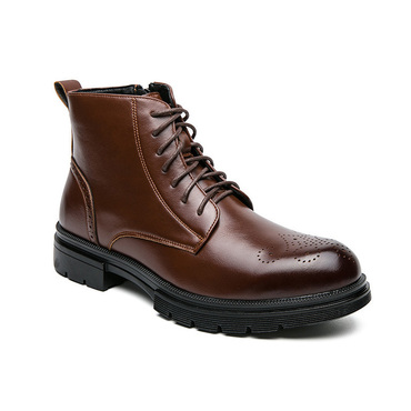 Men's Martin Boots British Chic Style Brogue Work Boots