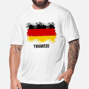 Unisex German Flag Patriot Print Chic T-shirt