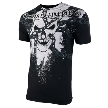 Men's Skull Print Daily Chic Short Sleeve Crew Neck T-shirt