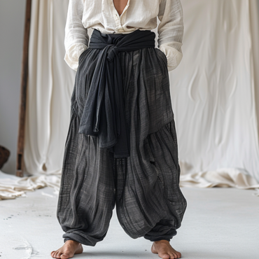 Men's Oversized Linen Chic Pants