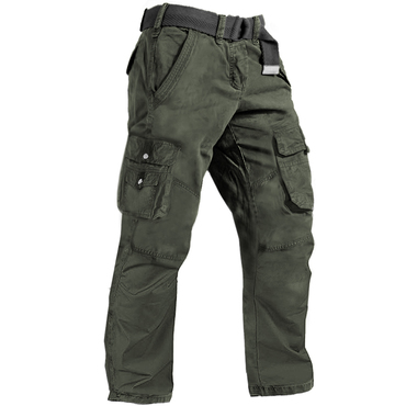 Men's Outdoor Multi-pocket Cotton Chic Casual Cargo Pants