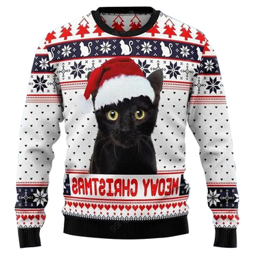 Meowy Christmas Tugly Ugly Chic Sweatshirt